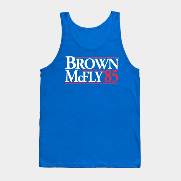 BROWN & McFLY in '85! Tank Top by CYCGRAPHX